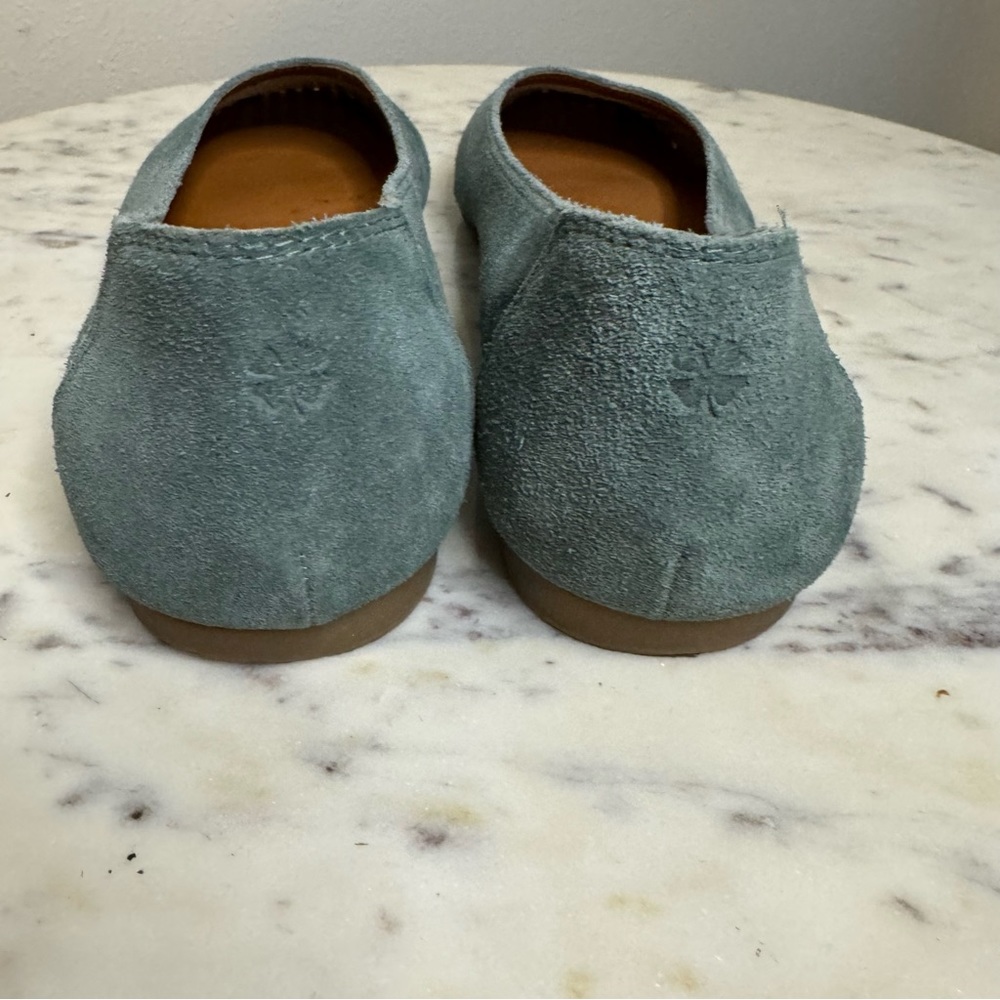 Lucky Brand Flats Size 6 green shoes Suede - Picture 4 of 6